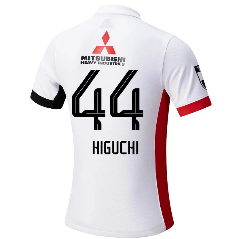 Danxen Kinder Yota Higuchi #44 Rot Weiß Auswärtstrikot Trikot 2025/26 T-Shirt Schweiz