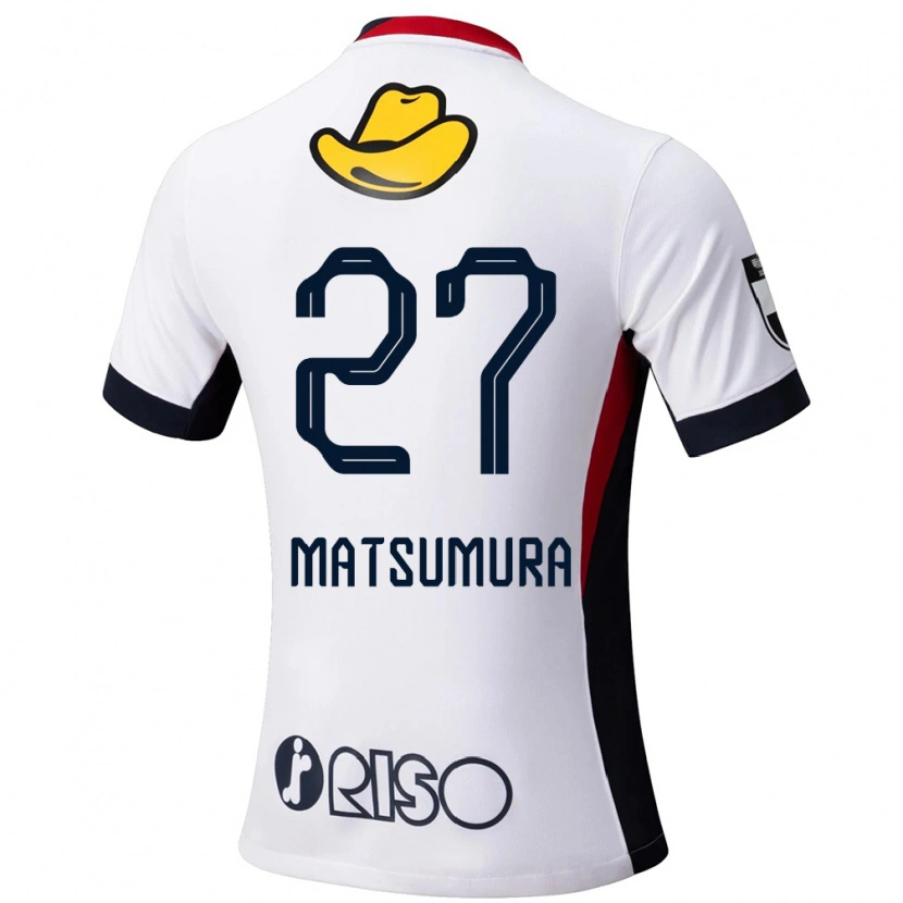 Danxen Kinder Yuta Matsumura #27 Rot Schwarz Auswärtstrikot Trikot 2025/26 T-Shirt Schweiz