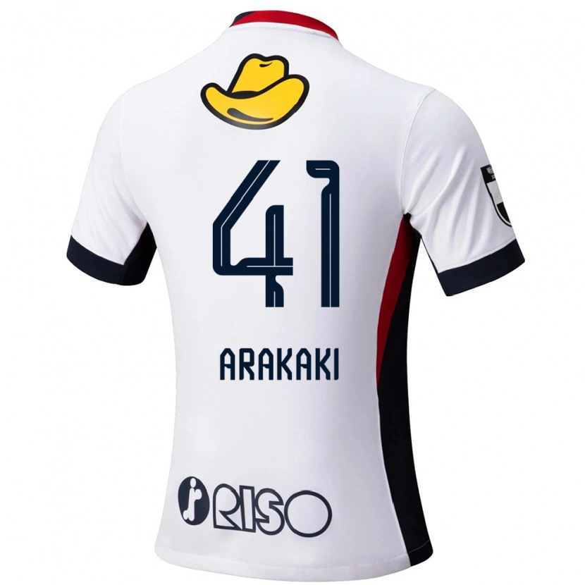 Danxen Kinder Yota Arakaki #41 Rot Schwarz Auswärtstrikot Trikot 2025/26 T-Shirt Schweiz