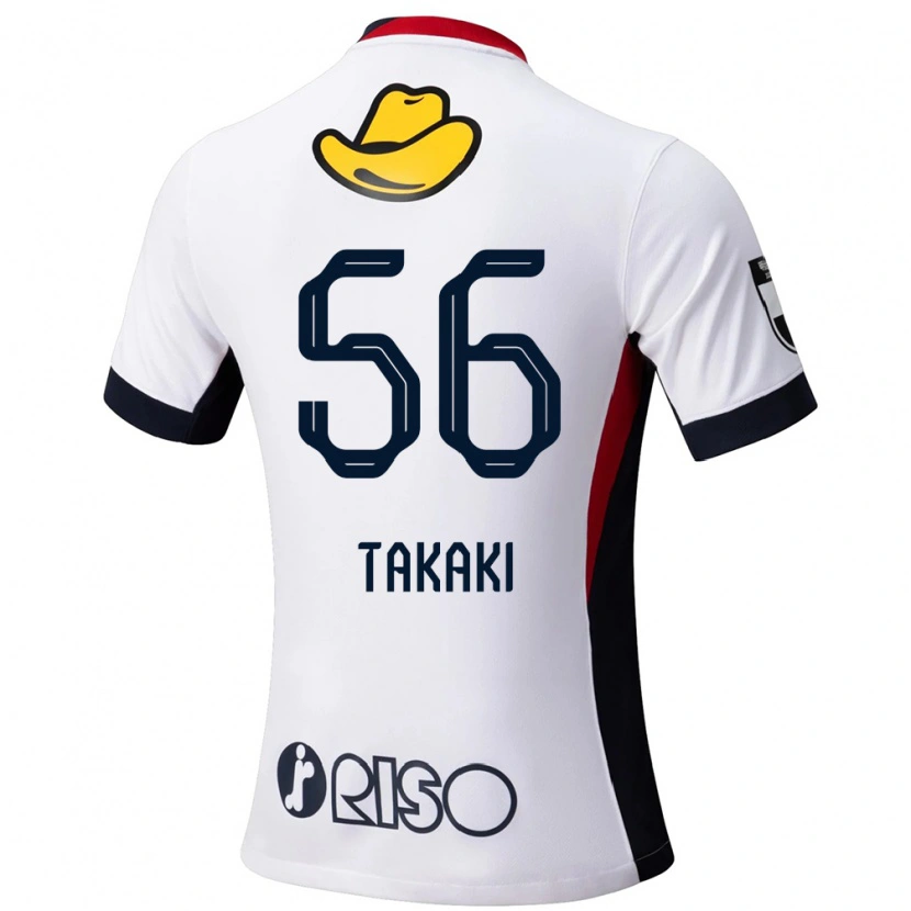 Danxen Kinder Eito Takaki #56 Rot Schwarz Auswärtstrikot Trikot 2025/26 T-Shirt Schweiz