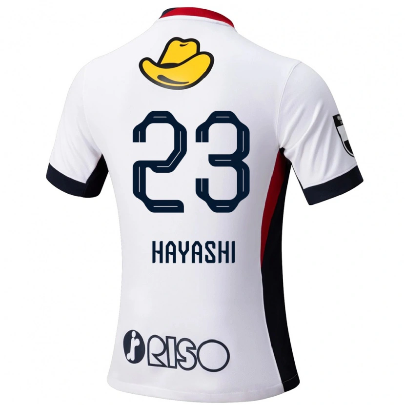 Danxen Kinder Naoki Hayashi #23 Rot Schwarz Auswärtstrikot Trikot 2025/26 T-Shirt Schweiz