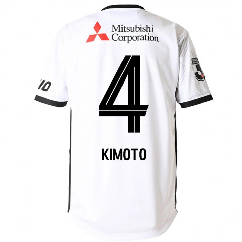 Danxen Kinder Yasuki Kimoto #4 Königsblau Weiß Auswärtstrikot Trikot 2025/26 T-Shirt Schweiz