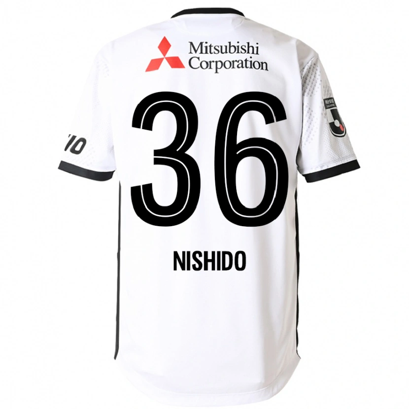 Danxen Kinder Hisatoshi Nishido #36 Königsblau Weiß Auswärtstrikot Trikot 2025/26 T-Shirt Schweiz