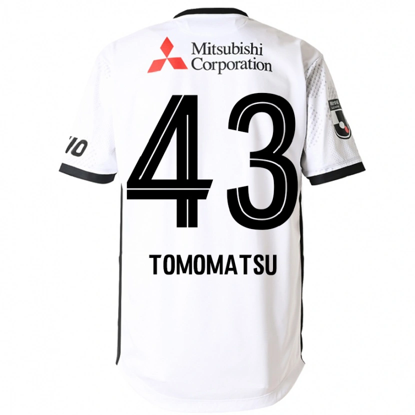 Danxen Kinder Yuki Tomomatsu #43 Königsblau Weiß Auswärtstrikot Trikot 2025/26 T-Shirt Schweiz