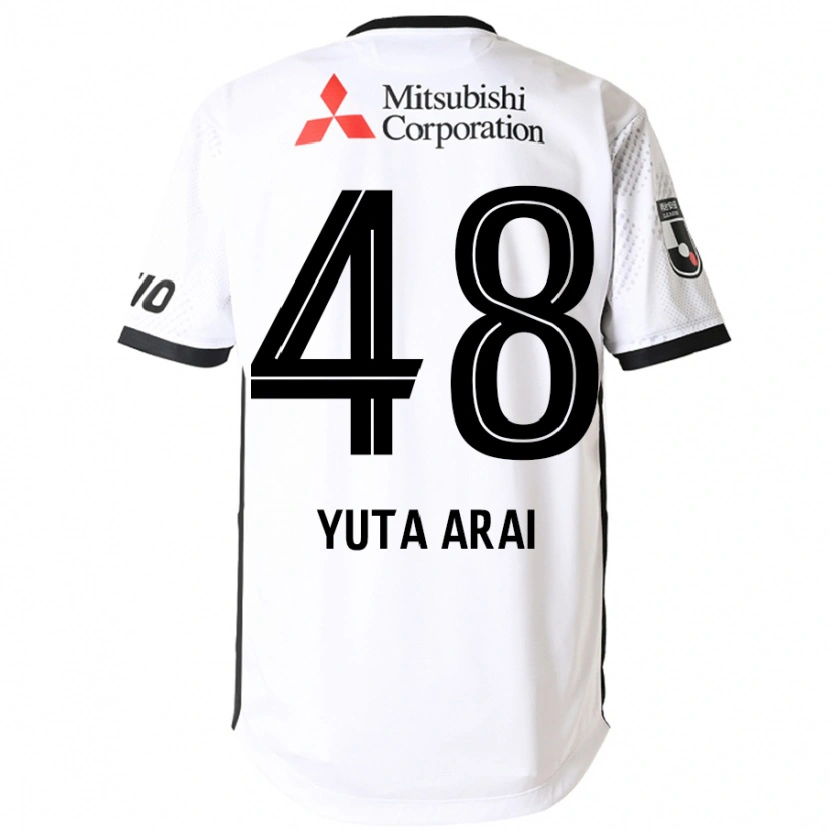 Danxen Kinder Yuta Arai #48 Königsblau Weiß Auswärtstrikot Trikot 2025/26 T-Shirt Schweiz