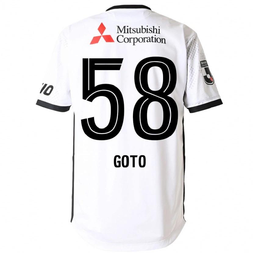 Danxen Kinder Wataru Goto #58 Königsblau Weiß Auswärtstrikot Trikot 2025/26 T-Shirt Schweiz