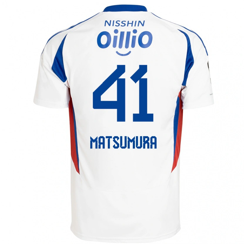 Danxen Kinder Kosuke Matsumura #41 Königsblau Weiß Auswärtstrikot Trikot 2025/26 T-Shirt Schweiz