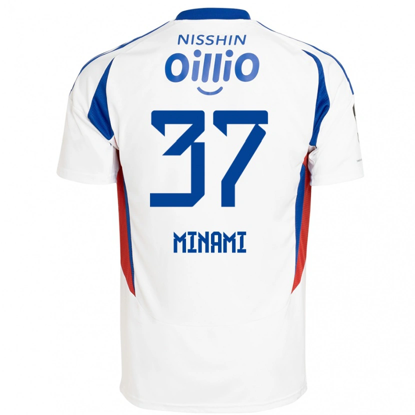 Danxen Kinder Takuto Minami #37 Königsblau Weiß Auswärtstrikot Trikot 2025/26 T-Shirt Schweiz