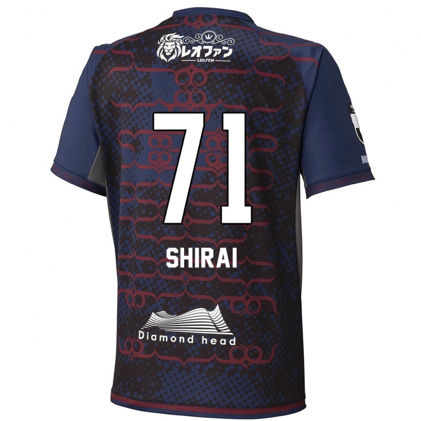 Danxen Kinder Haruto Shirai #71 Rot Schwarz Auswärtstrikot Trikot 2025/26 T-Shirt Schweiz