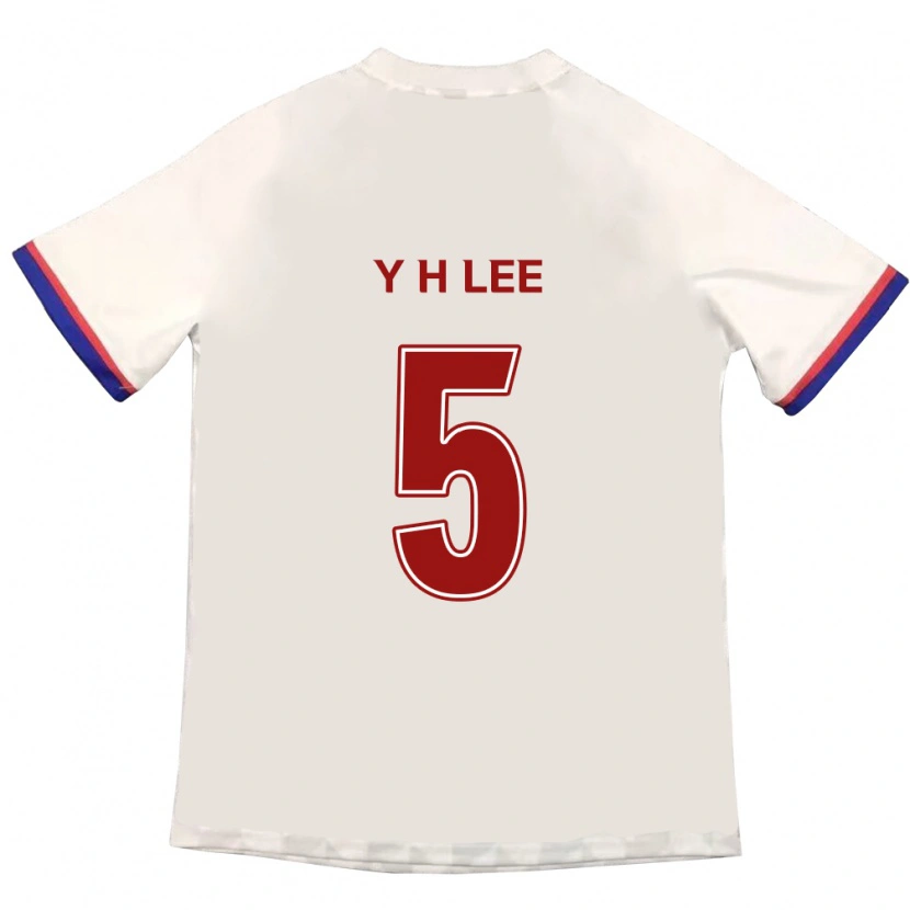 Danxen Kinder Hyeon-Yong Lee #5 Königsblau Rot Auswärtstrikot Trikot 2025/26 T-Shirt Schweiz