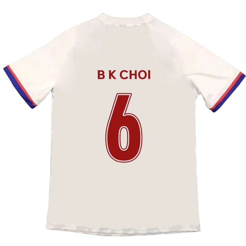 Danxen Kinder Kyu-Baek Choi #6 Königsblau Rot Auswärtstrikot Trikot 2025/26 T-Shirt Schweiz