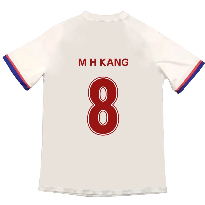 Danxen Kinder Ho-Min Kang #8 Königsblau Rot Auswärtstrikot Trikot 2025/26 T-Shirt Schweiz