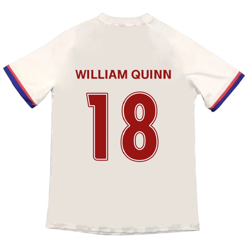 Danxen Kinder Max William Quinn #18 Königsblau Rot Auswärtstrikot Trikot 2025/26 T-Shirt Schweiz