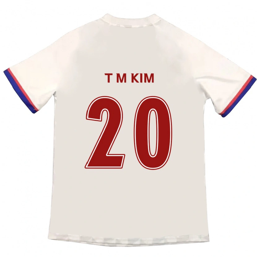 Danxen Kinder Tae-Min Kim #20 Königsblau Rot Auswärtstrikot Trikot 2025/26 T-Shirt Schweiz