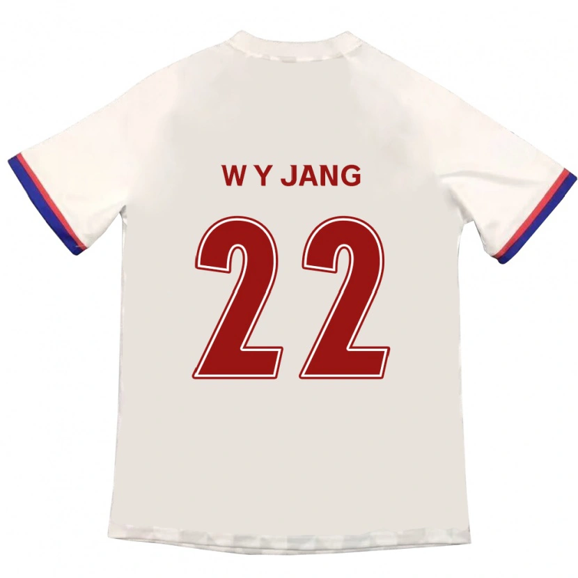 Danxen Kinder Young-Woo Jang #22 Königsblau Rot Auswärtstrikot Trikot 2025/26 T-Shirt Schweiz