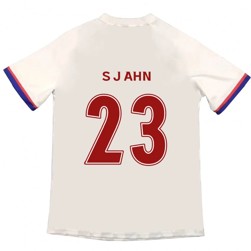 Danxen Kinder Jun-Su Ahn #23 Königsblau Rot Auswärtstrikot Trikot 2025/26 T-Shirt Schweiz