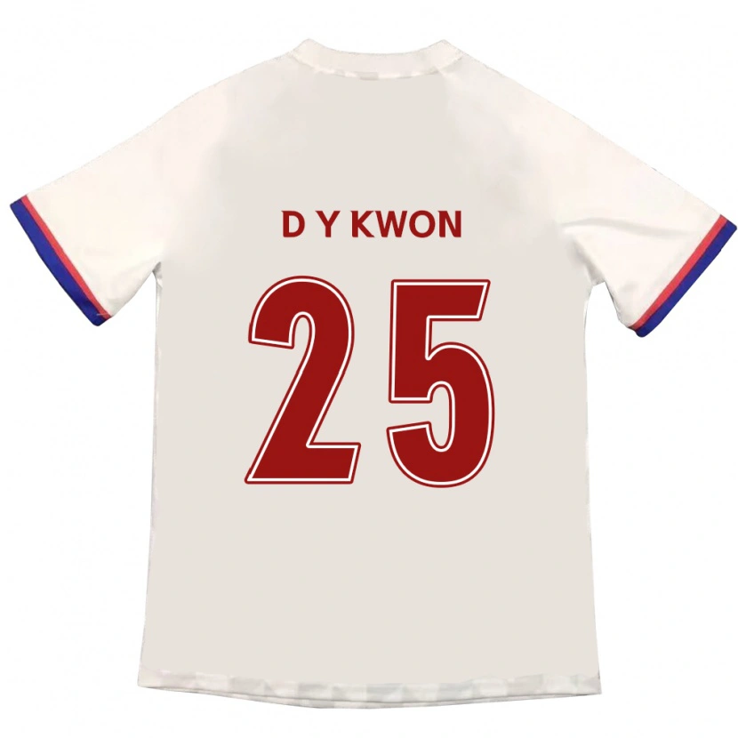 Danxen Kinder Do-Yeong Kwon #25 Königsblau Rot Auswärtstrikot Trikot 2025/26 T-Shirt Schweiz