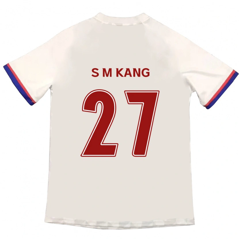 Danxen Kinder Min-Sung Kang #27 Königsblau Rot Auswärtstrikot Trikot 2025/26 T-Shirt Schweiz