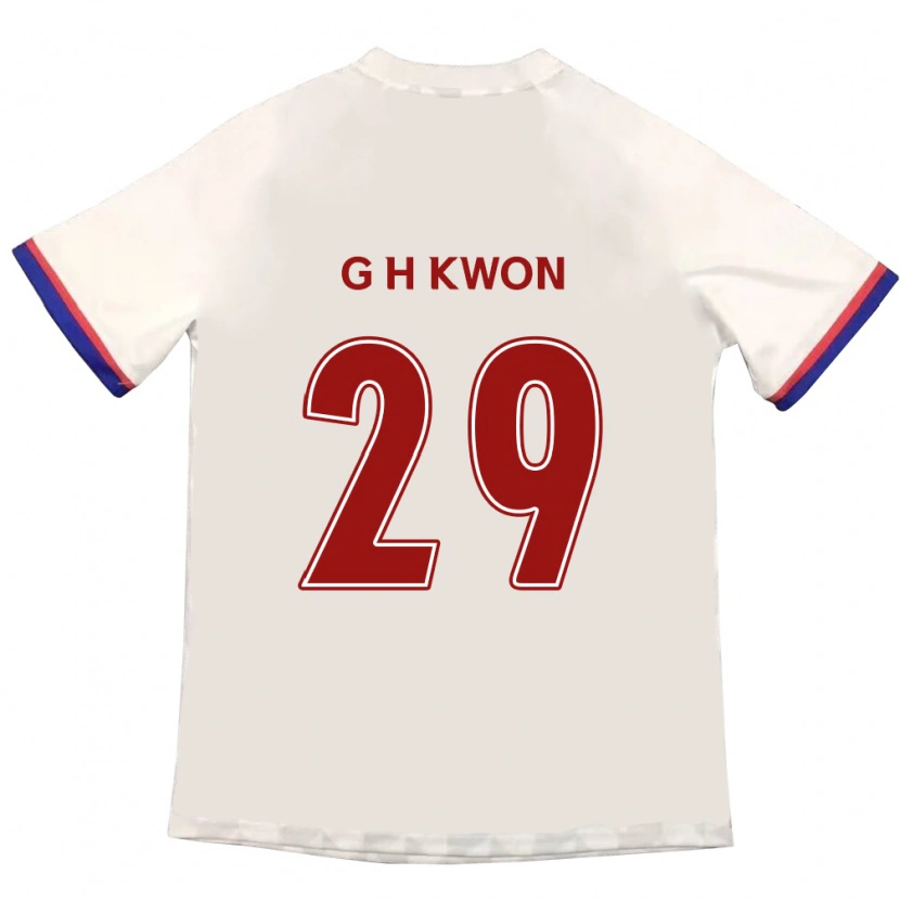 Danxen Kinder Gi-Hyun Kwon #29 Königsblau Rot Auswärtstrikot Trikot 2025/26 T-Shirt Schweiz