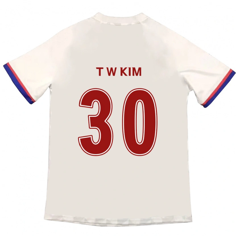 Danxen Kinder Tae-Woo Kim #30 Königsblau Rot Auswärtstrikot Trikot 2025/26 T-Shirt Schweiz