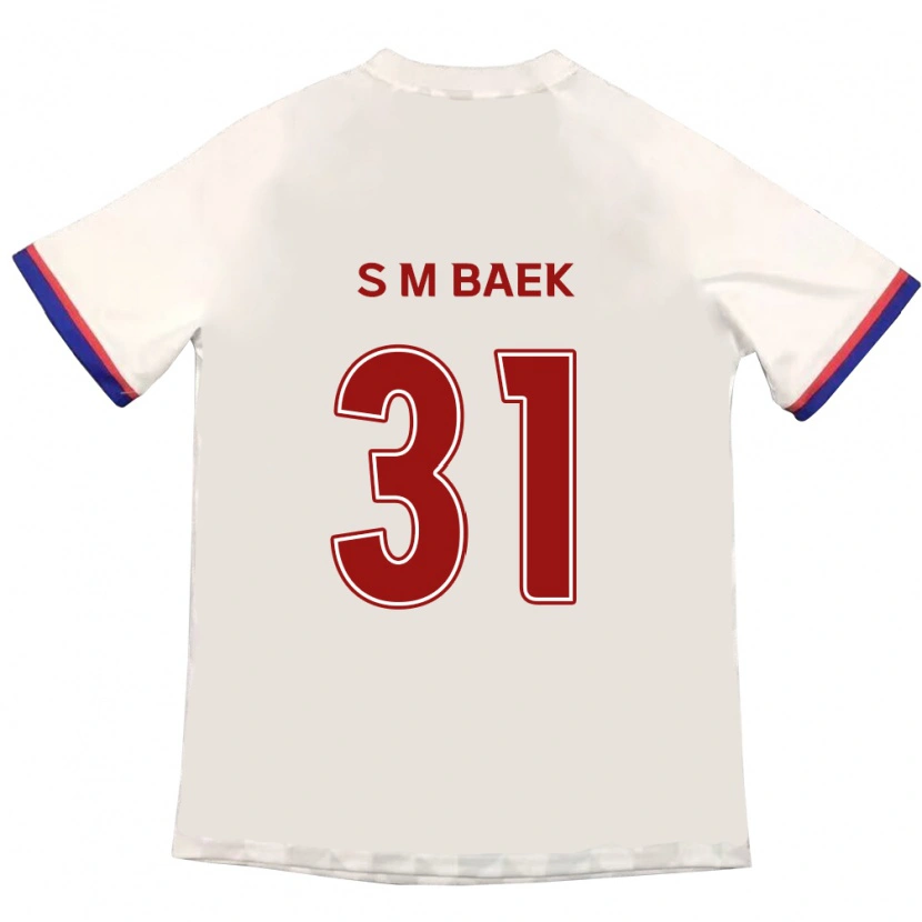 Danxen Kinder Seung-Min Baek #31 Königsblau Rot Auswärtstrikot Trikot 2025/26 T-Shirt Schweiz