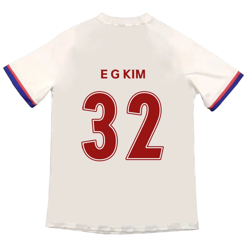 Danxen Kinder Eun-Gyeom Kim #32 Königsblau Rot Auswärtstrikot Trikot 2025/26 T-Shirt Schweiz