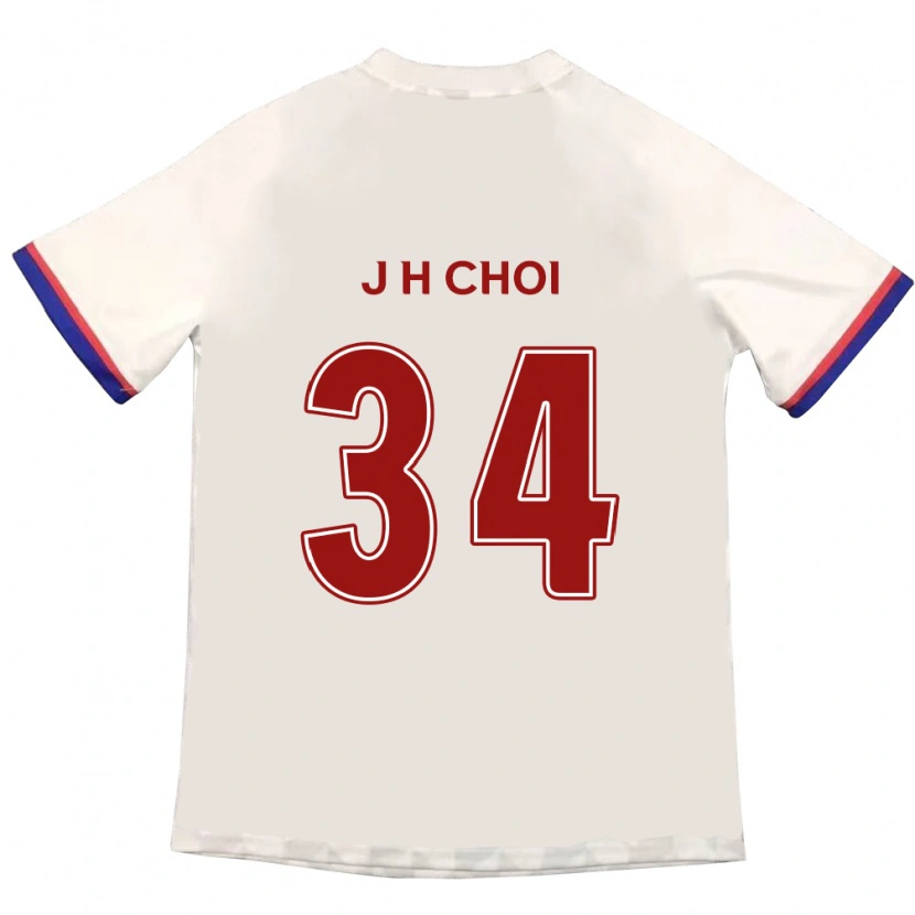 Danxen Kinder Jin-Hyeok Choi #34 Königsblau Rot Auswärtstrikot Trikot 2025/26 T-Shirt Schweiz