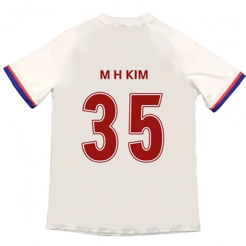 Danxen Kinder Hyeon-Min Kim #35 Königsblau Rot Auswärtstrikot Trikot 2025/26 T-Shirt Schweiz