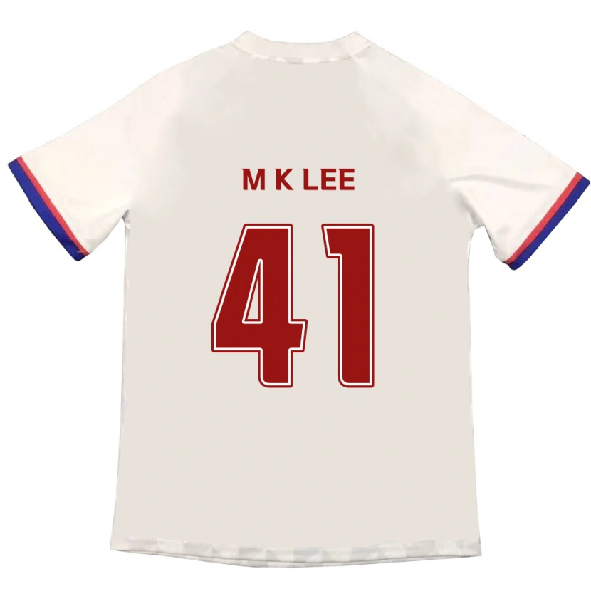 Danxen Kinder Kyung-Min Lee #41 Königsblau Rot Auswärtstrikot Trikot 2025/26 T-Shirt Schweiz