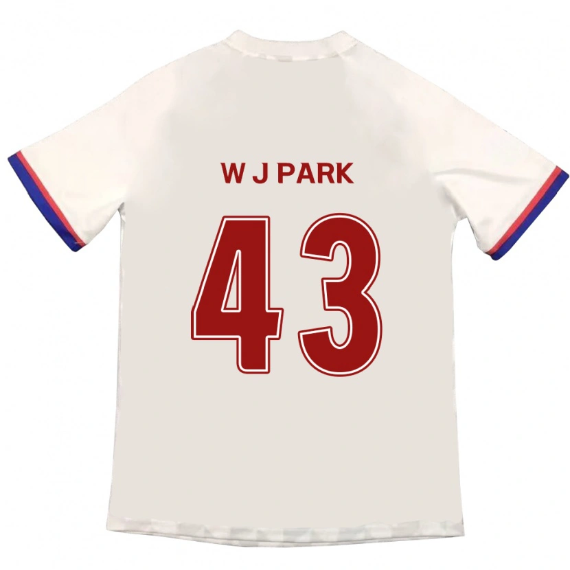 Danxen Kinder Jin-Woo Park #43 Königsblau Rot Auswärtstrikot Trikot 2025/26 T-Shirt Schweiz