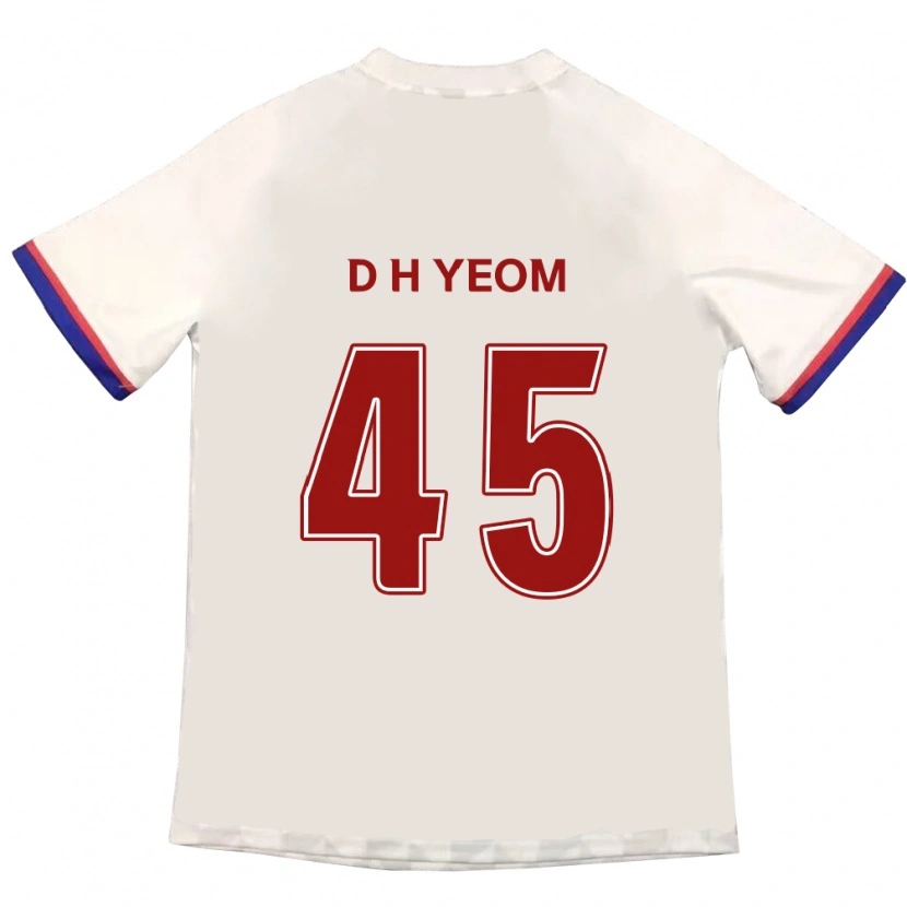 Danxen Kinder Do-Hyeon Yeom #45 Königsblau Rot Auswärtstrikot Trikot 2025/26 T-Shirt Schweiz