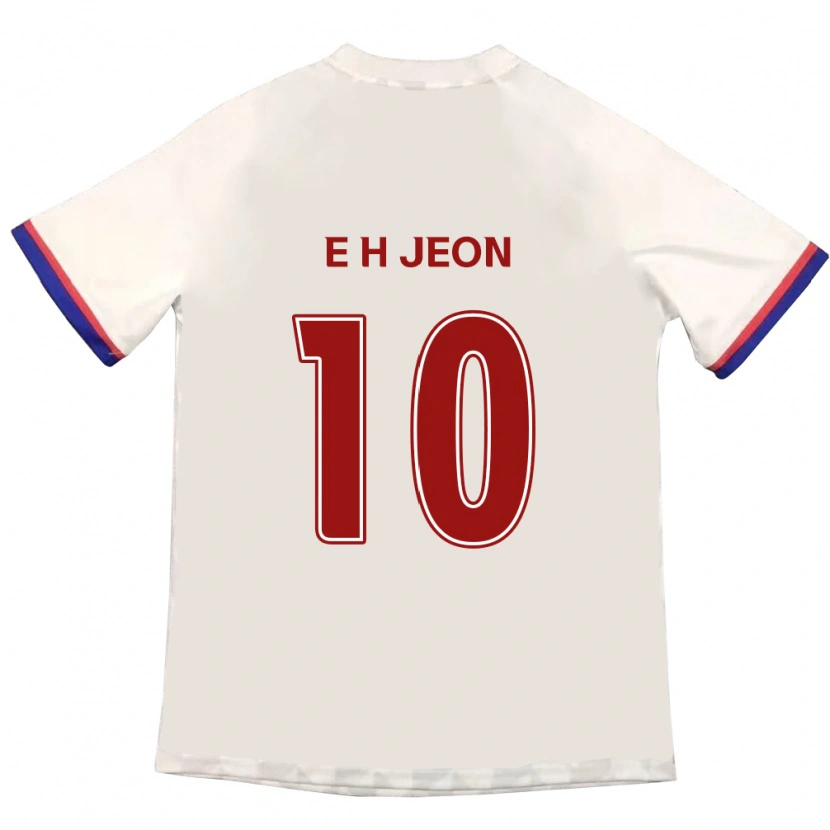 Danxen Kinder Jeon Eun-Ha #10 Königsblau Rot Auswärtstrikot Trikot 2025/26 T-Shirt Schweiz