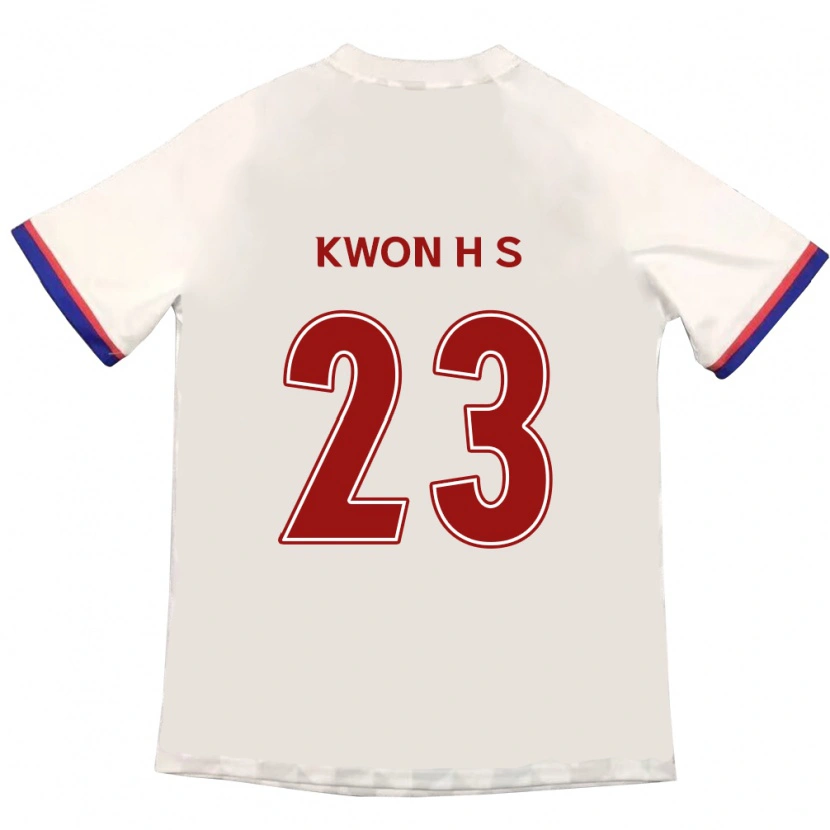 Danxen Kinder Kwon Hui-Seon #23 Königsblau Rot Auswärtstrikot Trikot 2025/26 T-Shirt Schweiz