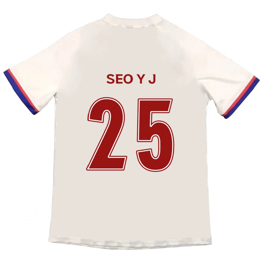 Danxen Kinder Seo Ye-Jin #25 Königsblau Rot Auswärtstrikot Trikot 2025/26 T-Shirt Schweiz