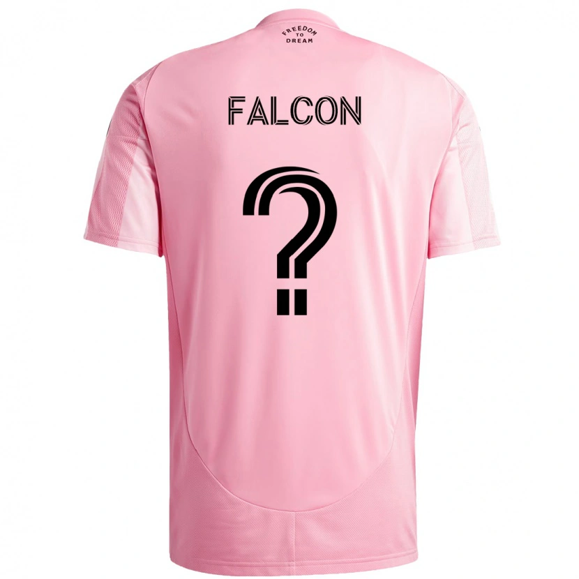 Danxen Herren Maximiliano Falcón #0 Schwarz Rosa Heimtrikot Trikot 2025/26 T-Shirt Schweiz