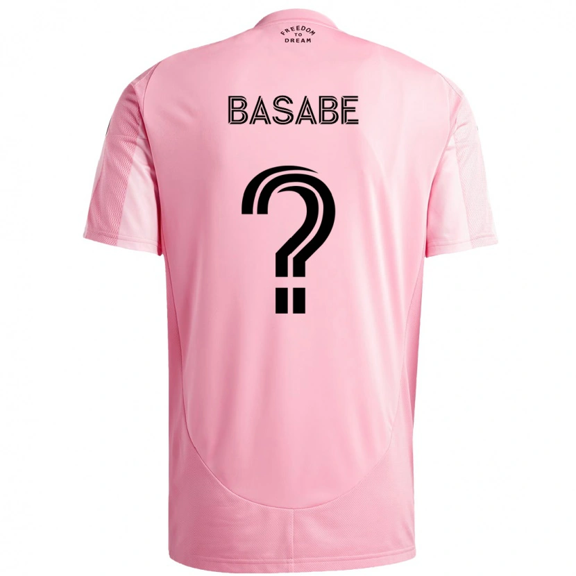 Danxen Herren Samuel Basabe #0 Schwarz Rosa Heimtrikot Trikot 2025/26 T-Shirt Schweiz