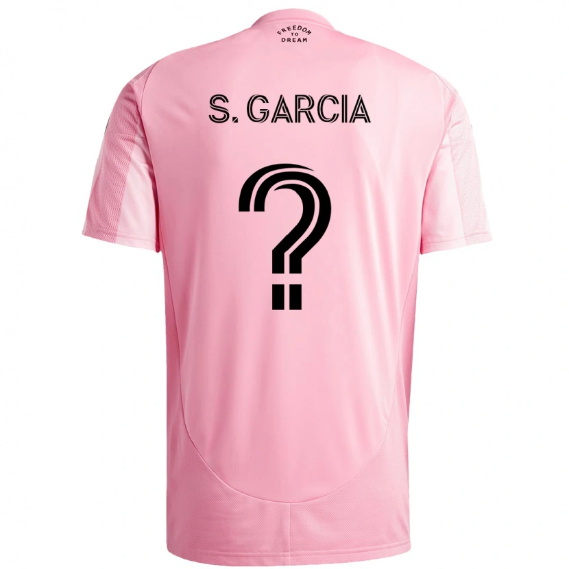 Danxen Herren Santiago Garcia #0 Schwarz Rosa Heimtrikot Trikot 2025/26 T-Shirt Schweiz