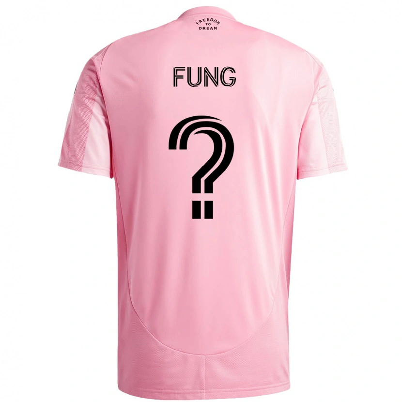 Danxen Herren Victor Fung #0 Schwarz Rosa Heimtrikot Trikot 2025/26 T-Shirt Schweiz