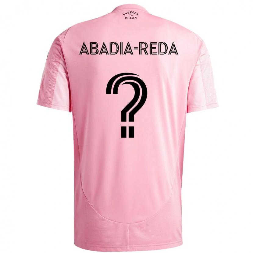 Danxen Herren Ezequiel Abadia-Reda #0 Schwarz Rosa Heimtrikot Trikot 2025/26 T-Shirt Schweiz