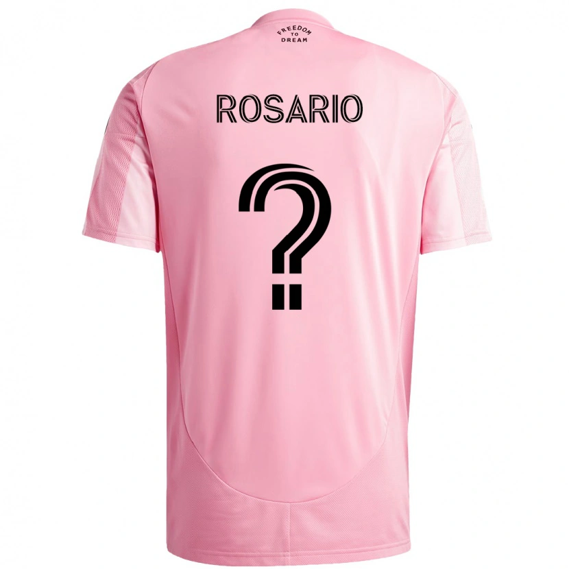 Danxen Herren Adrian Rosario #0 Schwarz Rosa Heimtrikot Trikot 2025/26 T-Shirt Schweiz