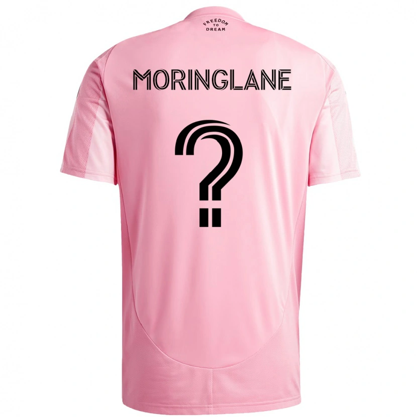 Danxen Herren Luis Moringlane #0 Schwarz Rosa Heimtrikot Trikot 2025/26 T-Shirt Schweiz