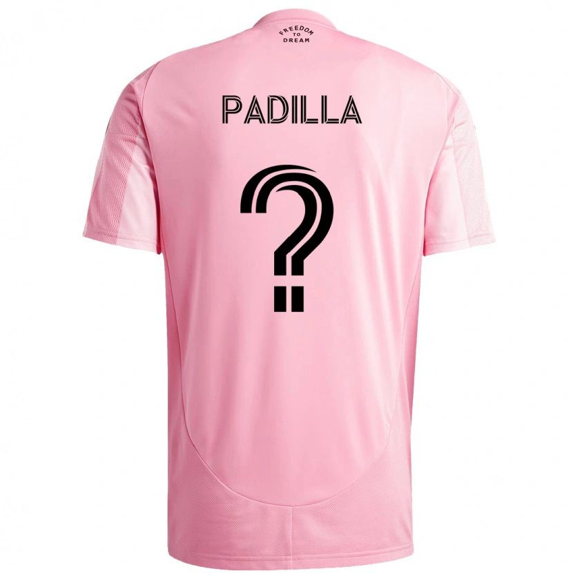 Danxen Herren Leandro Padilla #0 Schwarz Rosa Heimtrikot Trikot 2025/26 T-Shirt Schweiz