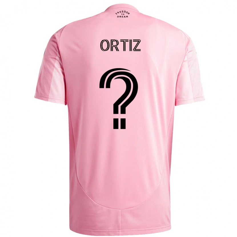 Danxen Herren Cristian Ortiz #0 Schwarz Rosa Heimtrikot Trikot 2025/26 T-Shirt Schweiz