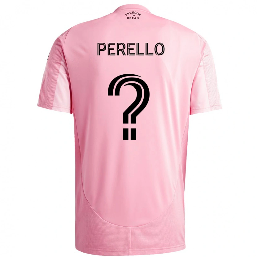 Danxen Herren Sergio Perello #0 Schwarz Rosa Heimtrikot Trikot 2025/26 T-Shirt Schweiz