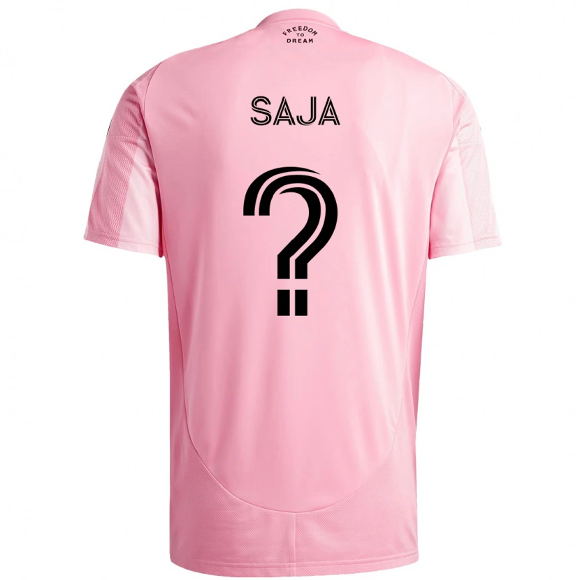 Danxen Herren Mateo Saja #0 Schwarz Rosa Heimtrikot Trikot 2025/26 T-Shirt Schweiz