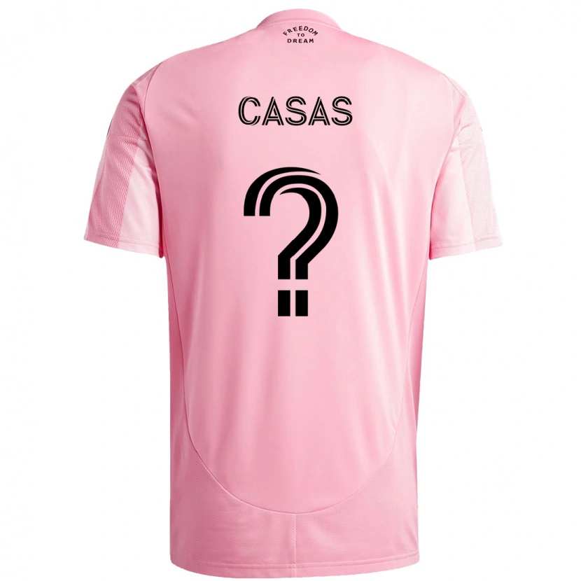 Danxen Herren André Casas #0 Schwarz Rosa Heimtrikot Trikot 2025/26 T-Shirt Schweiz