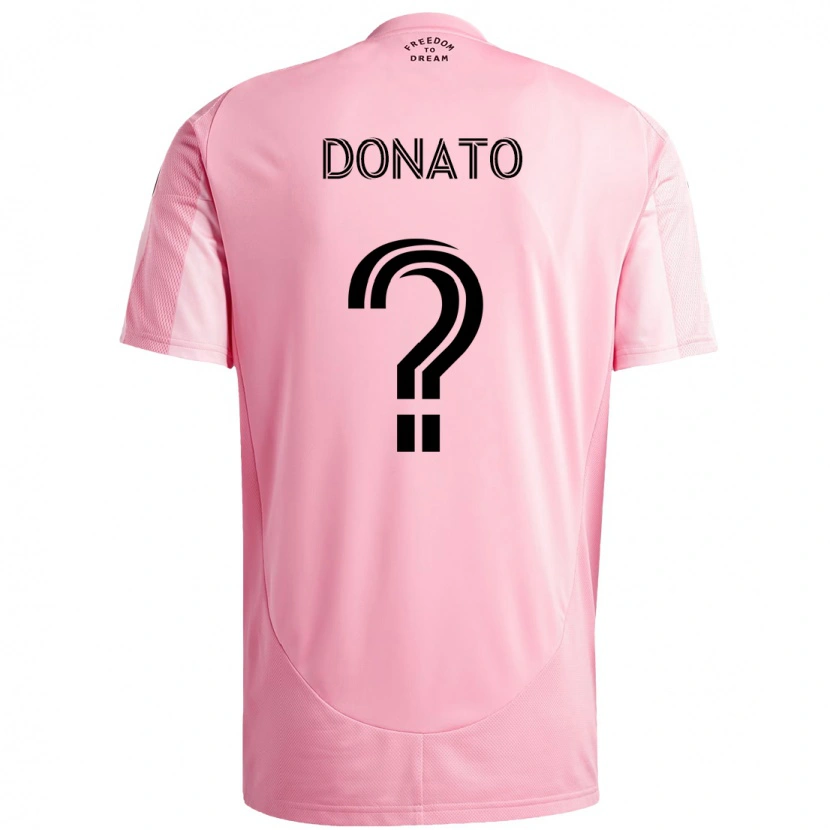 Danxen Herren Benjamin Donato #0 Schwarz Rosa Heimtrikot Trikot 2025/26 T-Shirt Schweiz