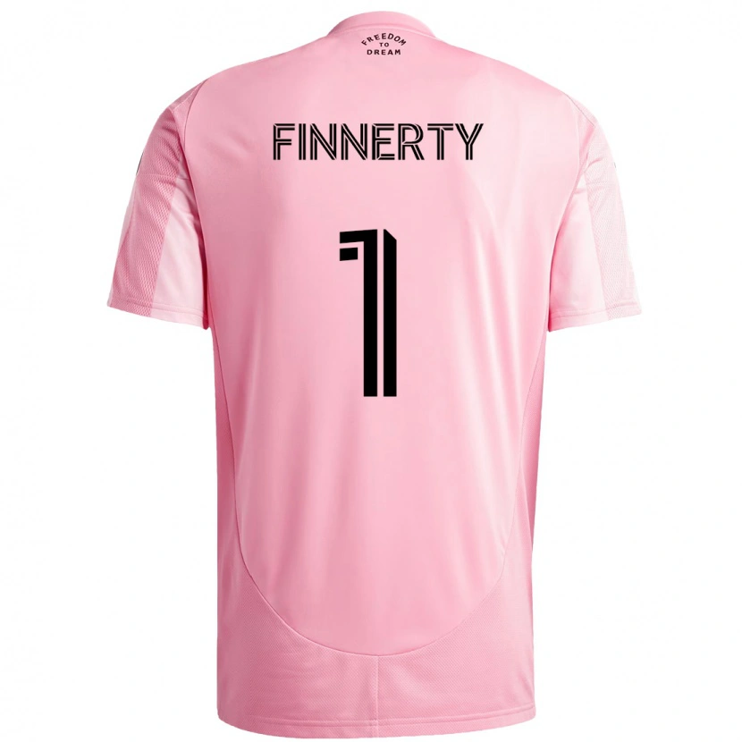 Danxen Herren Owen Finnerty #1 Schwarz Rosa Heimtrikot Trikot 2025/26 T-Shirt Schweiz