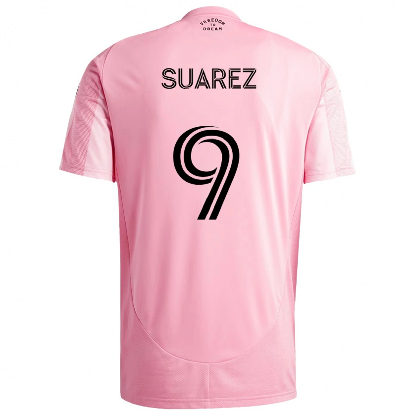 Danxen Herren Luis Suárez #9 Schwarz Rosa Heimtrikot Trikot 2025/26 T-Shirt Schweiz