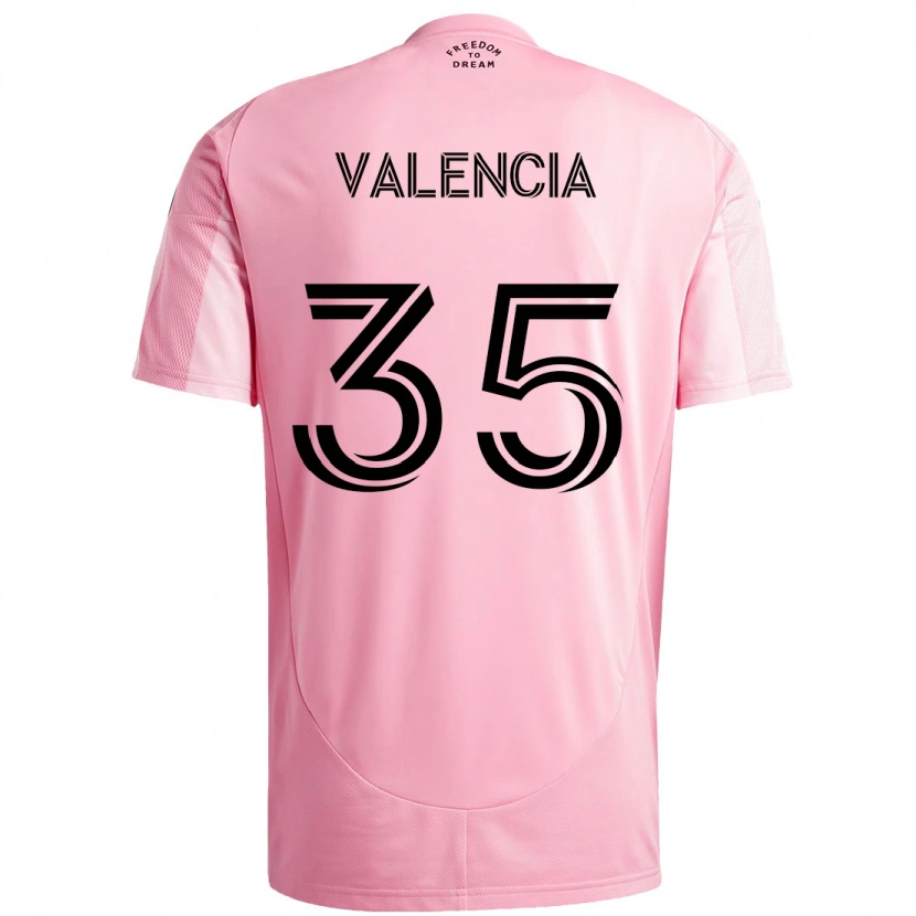 Danxen Herren Felipe Valencia #35 Schwarz Rosa Heimtrikot Trikot 2025/26 T-Shirt Schweiz